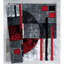 Tapis rouge à motif abstrait Zabala-1298507102
