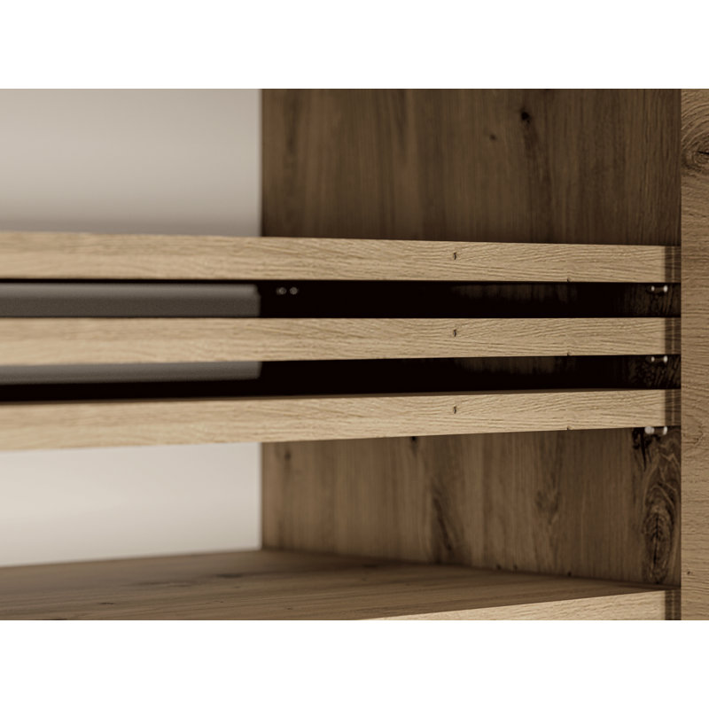 6 Pair Stackable Shoe Storage Cabinet