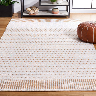 Aitken Flat Weave Cotton Geometric Rug