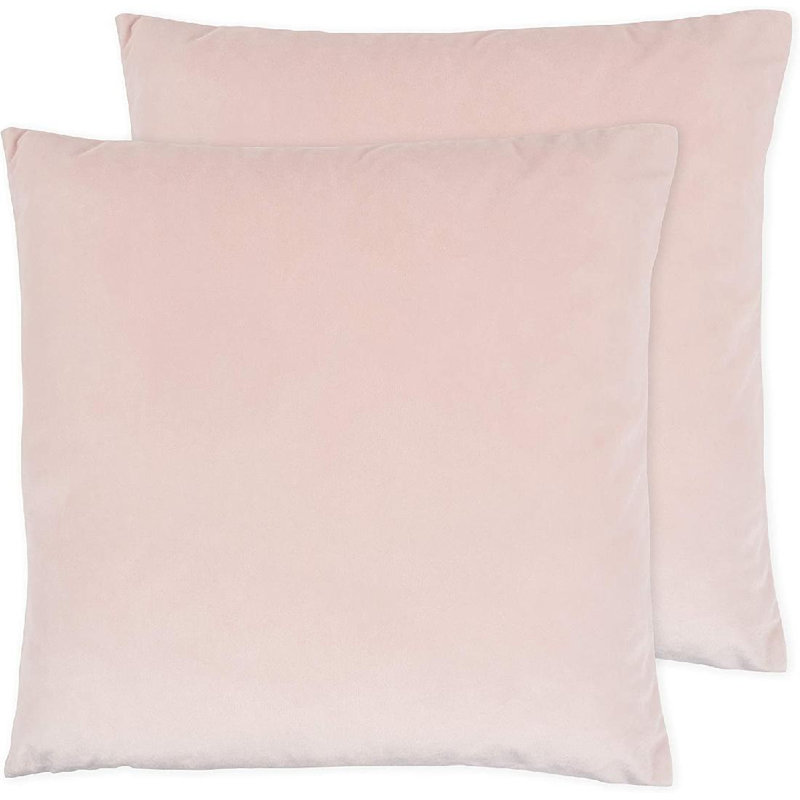 Housse de coussin en velours, H 12 po x l 12 po, Rougir