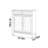 Modern simple storage shoe cabinet