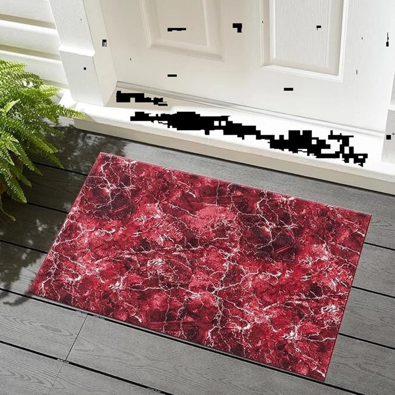 Luxury Non Slip Indoor Door Mats Small Large Door Mat Washable Rugs Dirt Trapper Water Absorbent Kitchen Floor Mat, Green