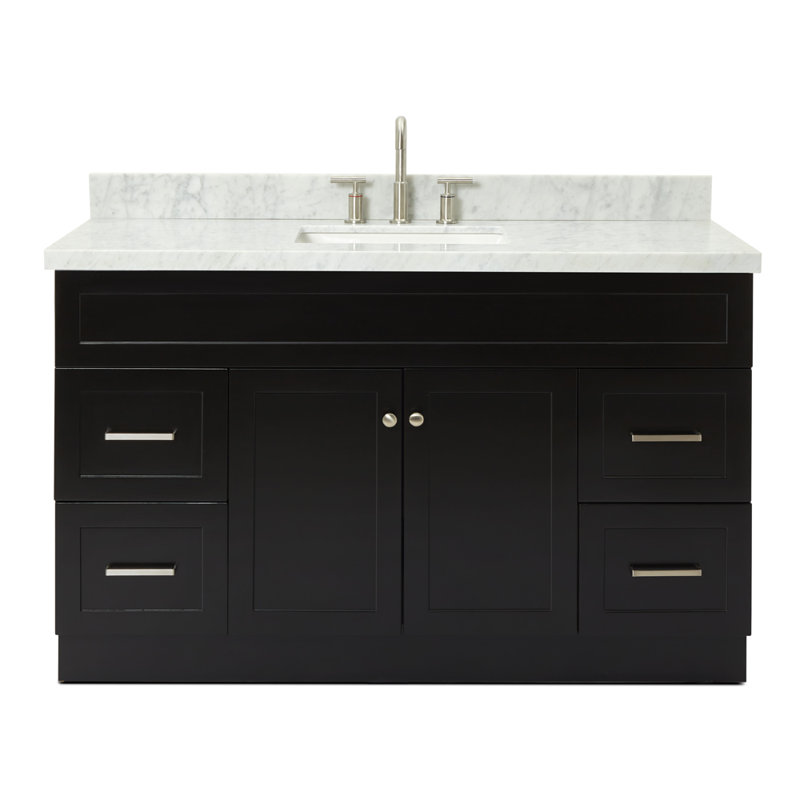 Ensemble de meuble-lavabo simple 55 po Hamlet, Noir
