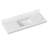 48" White Engineered Stone Vanity Top With Rectangular Ceramic Sink And 4" Backsplash