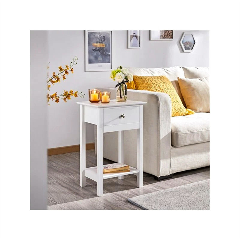 Adelino 40cm W Manufactured Wood Bedside Table