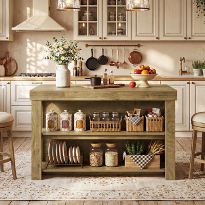Wood Kitchen Island