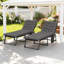 Chaises longues pliantes pliantes