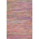Jymere Handmade Tufted Chevron Red/ Multicolored Rug