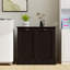 Porte-buanderie noir - E1, armoire de tri de peinture fine. Conception à la mode, convient à tous les décors. Pour une surface lisse. Deux compartiments avec sacs amovibles. Peut supporter jusqu'à 100 livres. Assemblage requis-367150097