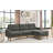 Brekyn 97" Wide Upholstered Sectional With Tufted Seatbacks And Wooden Legs-153136342