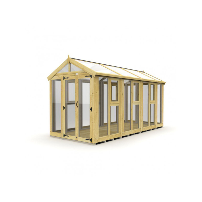 6x14 Glass Green House
