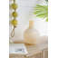Vase décoratif en verre D8x11 ", beige