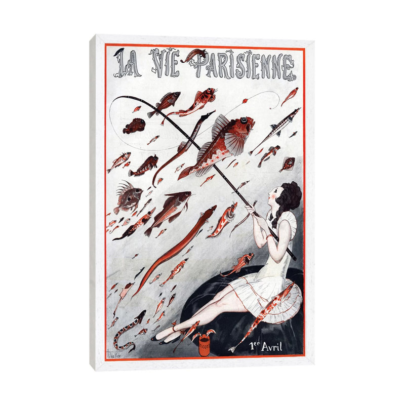 1923 La Vie Parisienne Magazine Cover by Armand Vallee - Gallery-Wrapped Canvas Giclée on Canvas, 66.04 cm H x 45.72 cm W