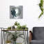 Art mural en métal luxueux «Mistletoe Wreath» par House Fenway, 12 po x 12 po-101674352