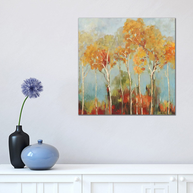 Up Front II, Square by Allison Pearce - Wrapped Canvas Painting, 45.72 cm H x 45.72 cm W x 3.175 cm D