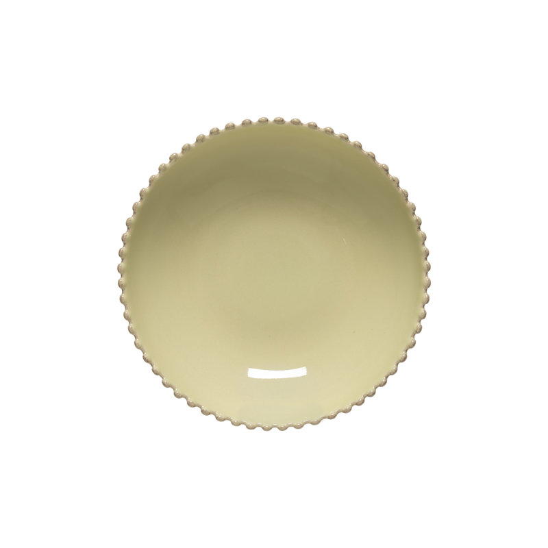 Pearl Stoneware Pasta Dish, Lilly Green