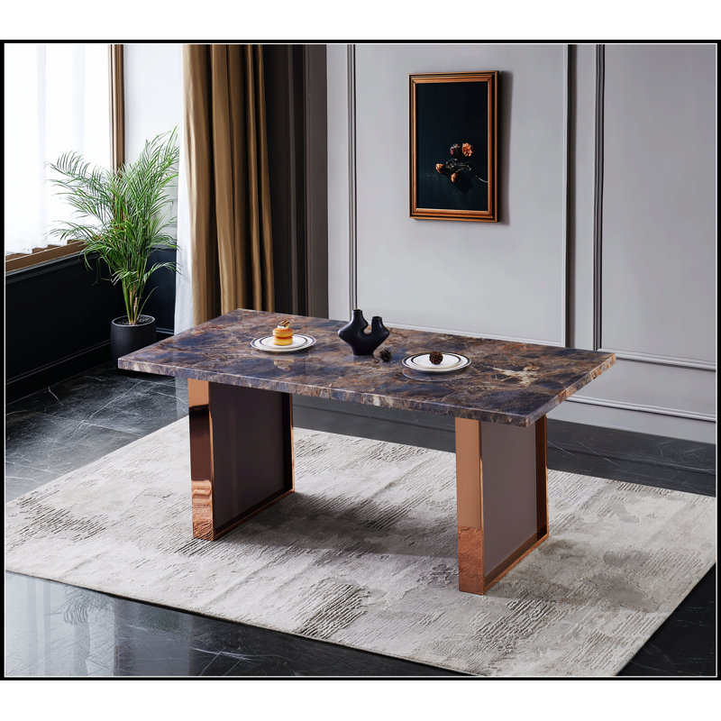 Table de salle à manger rectangulaire