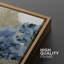 «Arbre bleu, paysage, nature sauvage, illustrations, décor boho moderne, salon chic, chambre à coucher», 3 pièces-99077888-99077887