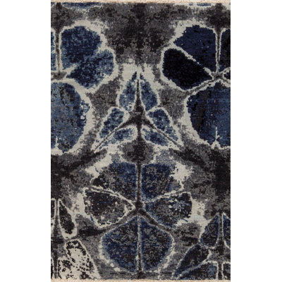 Shibori Hand Knotted Wool Indoor Rug
