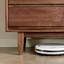 Commode d'appoint en bois massif noyer noir