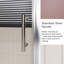 Porte de douche coulissante simple