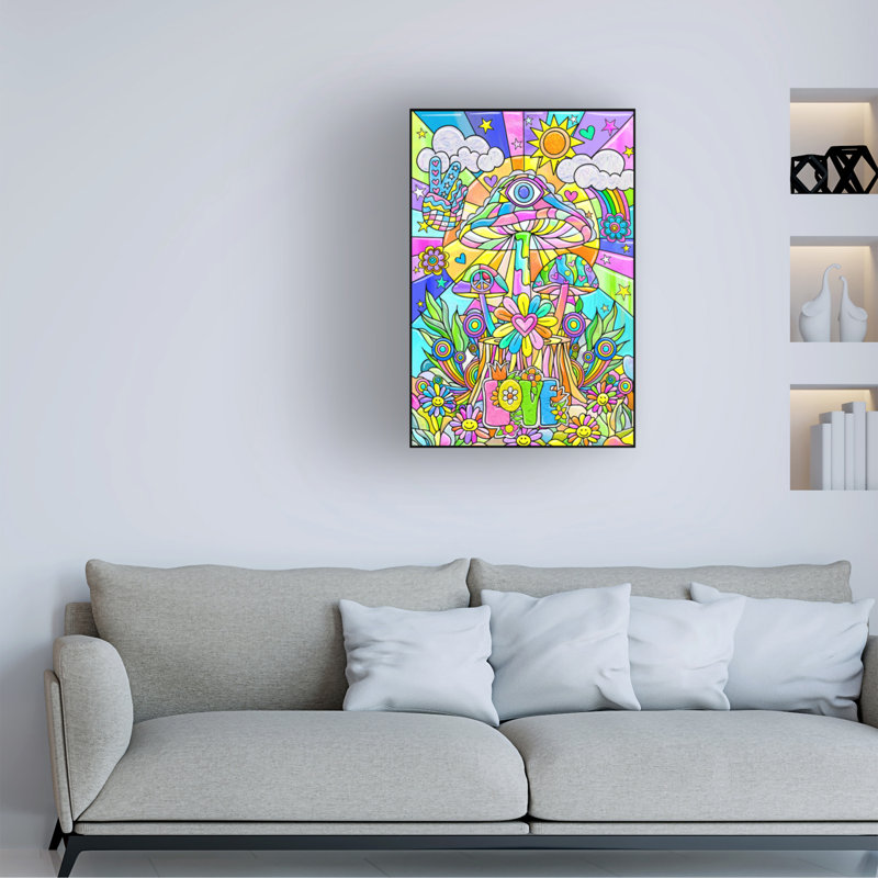 Art sur toile Jess Stempel, H 19 po x l 12 po