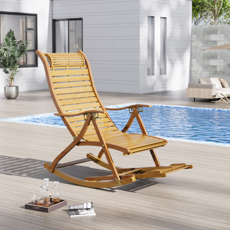 47cm Long Chaise Lounge Set, Yellow