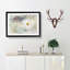 Beautiful White Daisy in Abstract - Picture Frame Painting Print-55685624-55685619