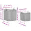  Planter Basket With Storage 2 Pcs Lacak Rattan Decor Decorative Indoor-2147035599