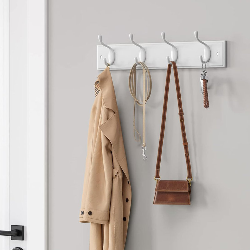 Brelan Wall 4 - Hook Wall Mounted Coat Rack