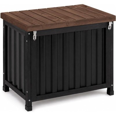Boîte de rangement d'extérieur 20 gallons pour coussins, outils de jardin et fournitures de piscine