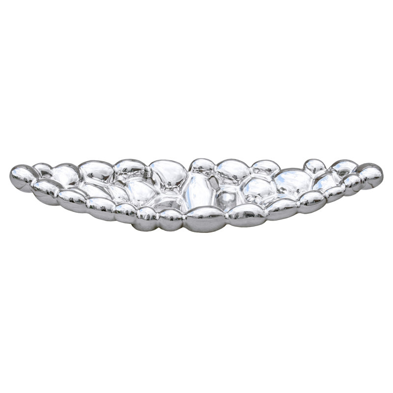 Magdalene Ceramic / Porcelain Tray, Silver