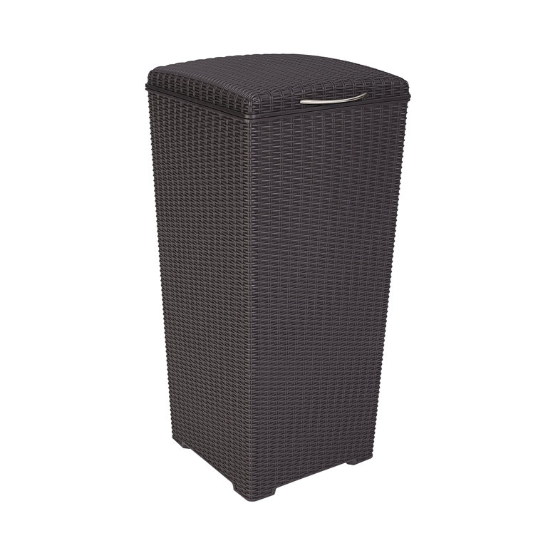 33 Gallons Plastic Manual Lift Trash Can