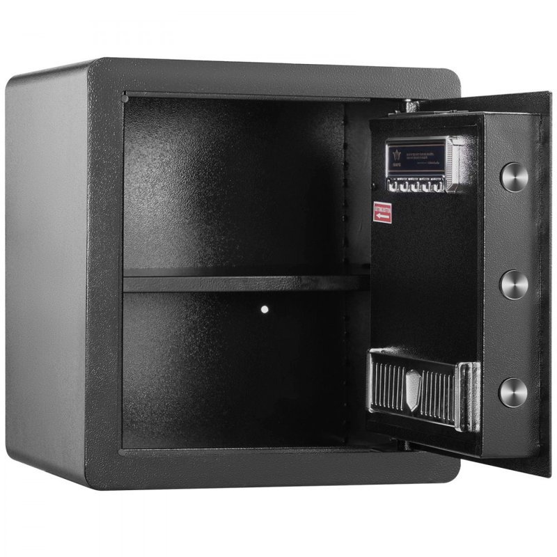 Coffre-fort en acier 1,8 pi pour l'argent comptant 15,75 po x 13 po x 16,9 po Safe