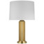Ralph Lauren Langton 29" Table Lamp in Natural Brass with White Paper Shade