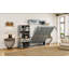 Grand lit escamotable avec armoire de rangement-1636443127