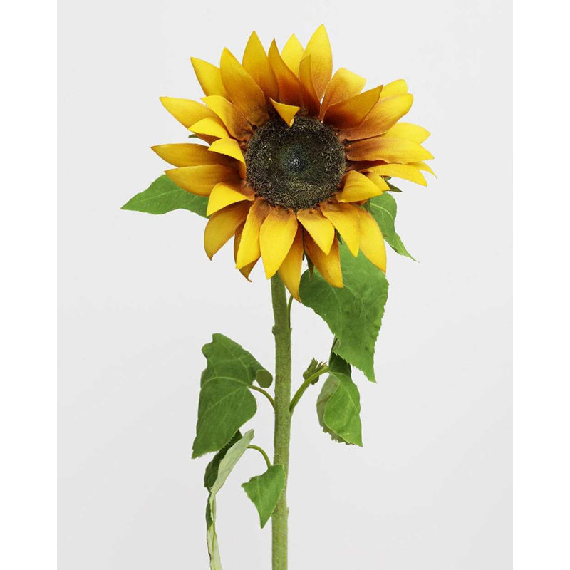 Artificial Purple Sunflower 30", Purple, 30" H x 7" W