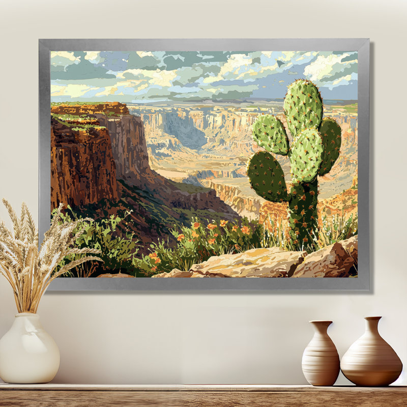 Izavier - Floral Wall Art, H 34 po x l 44 po, Cadre simple, Argent argent