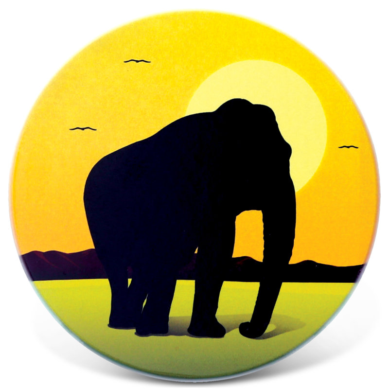 Sous-verre éléphant