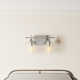 Breena 2 Light Transparent Dimmable Vanity Light