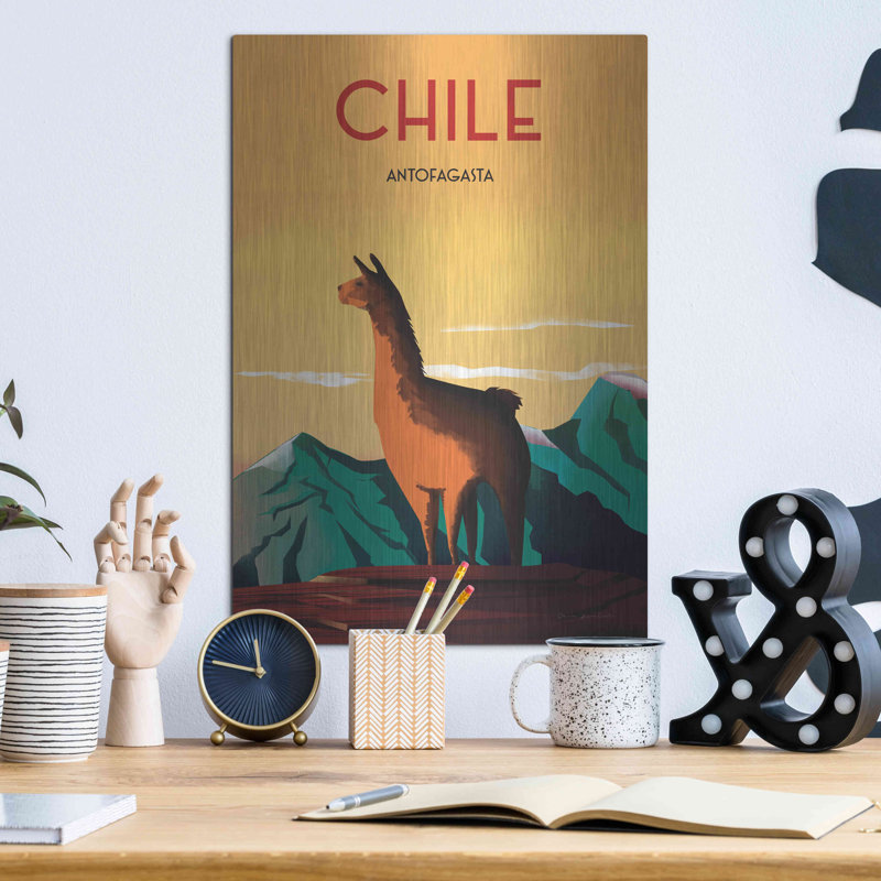 «Chili» par Omar Escalante, art mural en métal, H 16 po x l 12 po