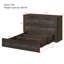 Lit ferme Farmhouse avec station de charge, lit plateforme pliable avec grand tiroir de rangement pour chambre d'amis, petite chambre