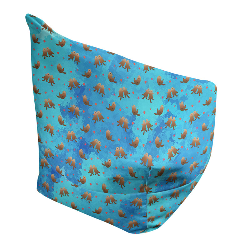 Sac de pois Kitterman, H 27 po x L 30 po x P 25 po, Pouf fauteuil, Vert
