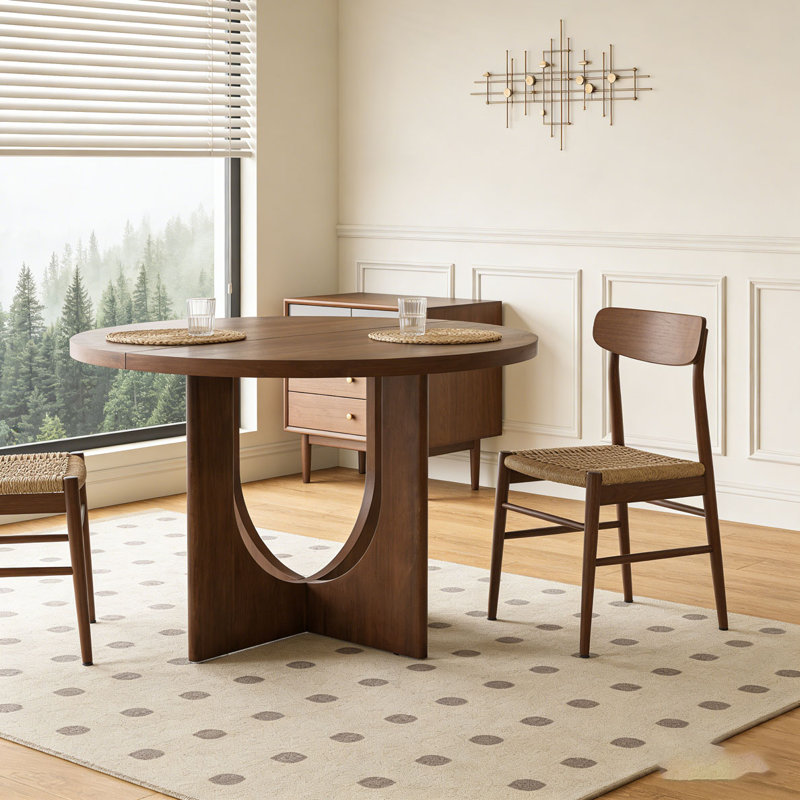 Table de salle à manger 48 ", Noyer