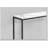 Narrow White Marble Look Laminate Console Table With Metal Frame, Perfect For Entryways And Small Spaces