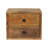 Solis 2-Drawer Chestnut Wall Mounted Nightstand-109063703