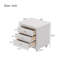 Table de chevet de style moderne avec 3 tiroirs