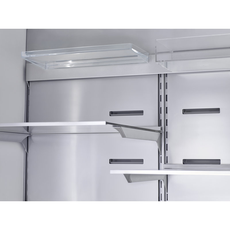 Bosch - 800 Series 36-Inch Smart 3-Door Counter-Depth Refrigerator With Recessed Handles, Anti-Fingerprint Exterior, Internal Water, Home Connect