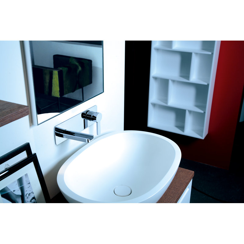 Capri Wall Mounted Bathroom Faucet, Chrome