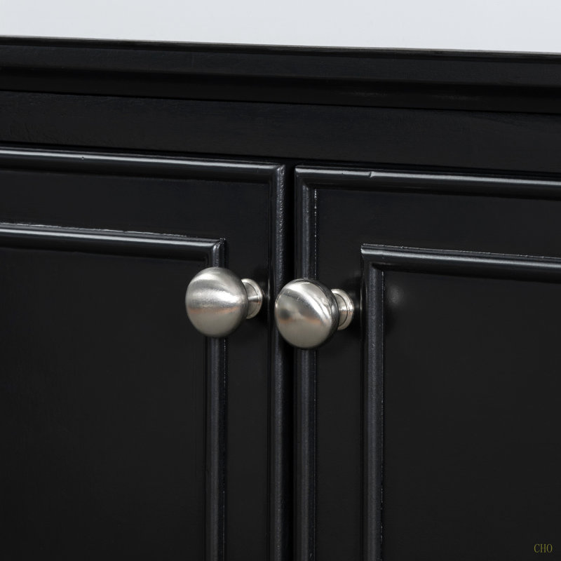 Meuble-lavabo 30 po sans lavabo, base seulement, armoire de salle de bain multifonctionnelle avec portes et tiroir, cadre solide et panneau de fibres à densité moyenne